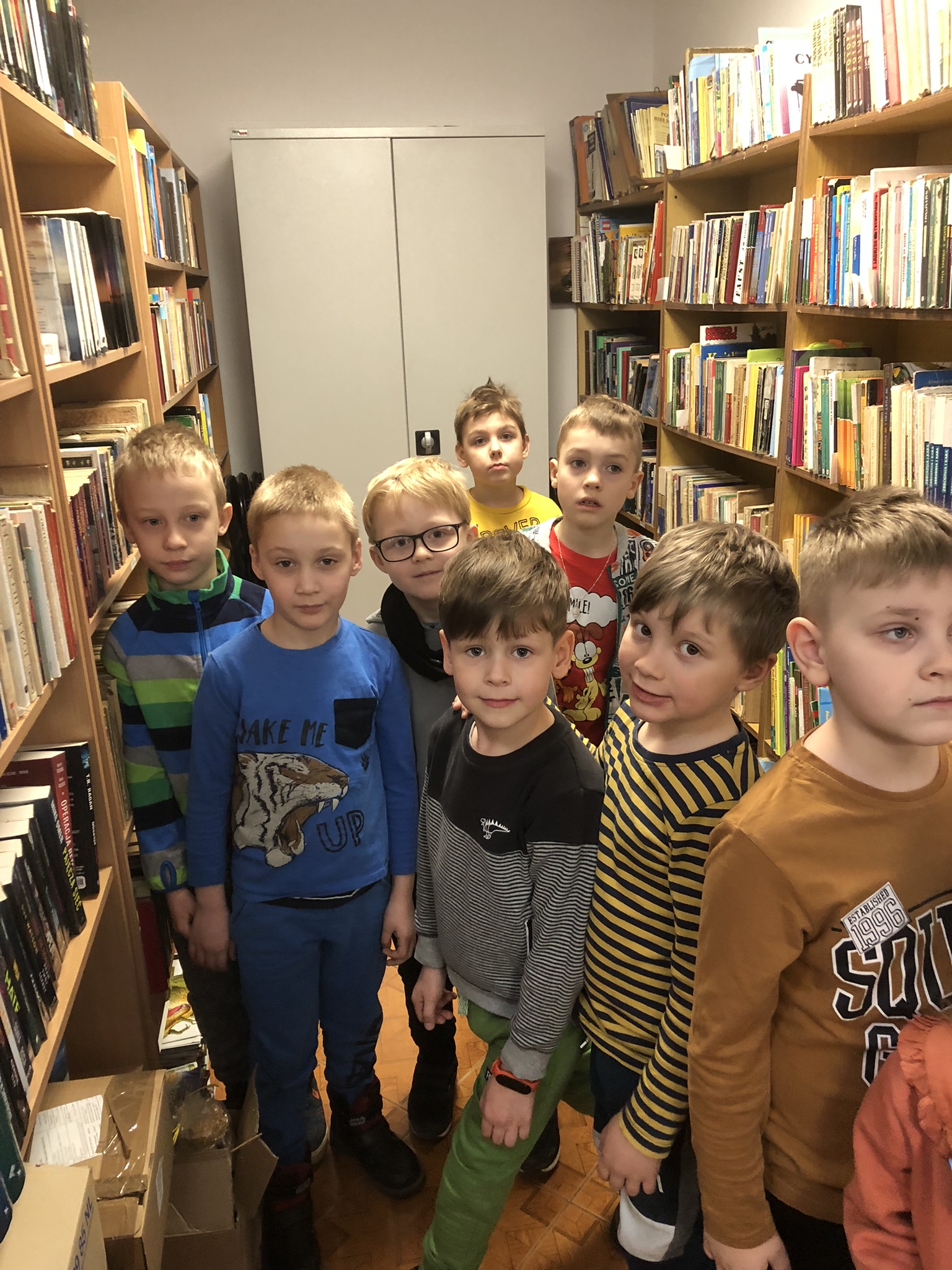Jagódki z wizytą w „nowej” bibliotece